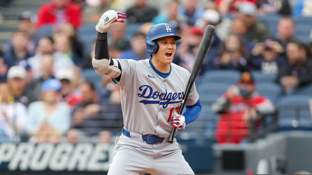 Los Angeles Dodgers designated hitter Shohei Ohtani.